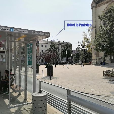 Hotel Le Parisien Remeš Exteriér fotografie